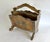 1960s Italian Florentine Giltwood Magazine Rack For Sale - Image 4 of 10