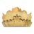 Victorian Brass Crown Wall Pocket For Sale