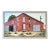 Framed D. Hayes Barn Landscape Painting For Sale
