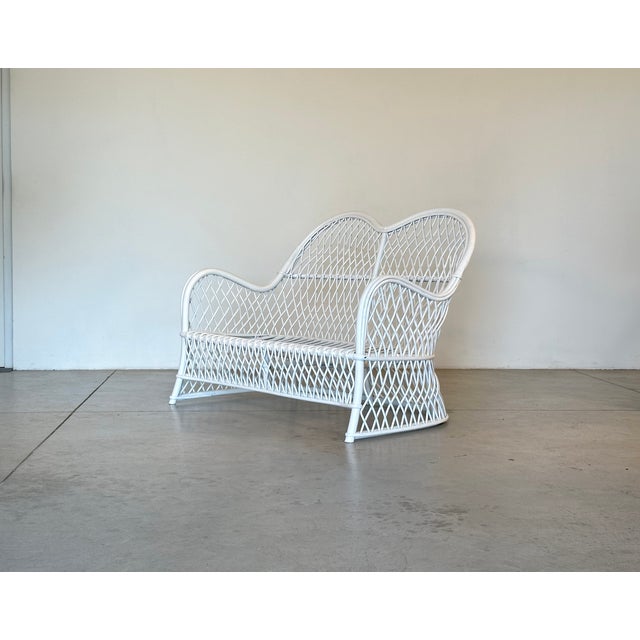 Bamboo Sofas by Gervasoni, 1980s, Set of 2 For Sale - Image 13 of 18