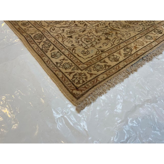 Textile 1970's Signed Persian Kashan Carpet For Sale - Image 7 of 7