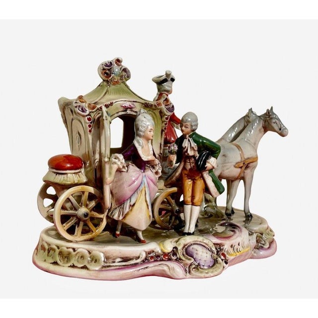 Porcelain Carriage from Gräfenthal, 1830s For Sale - Image 13 of 13