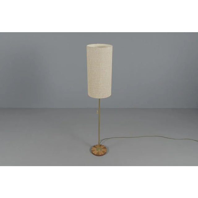 1960s Mid-Century Modern Floor Lamp in Brass, 1960s For Sale - Image 5 of 8