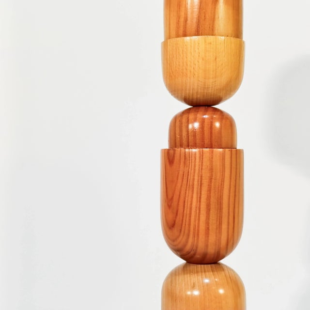 1970s Italian Sculptural Cocoon Table Lamps, 1970s, Set of 2 For Sale - Image 5 of 15