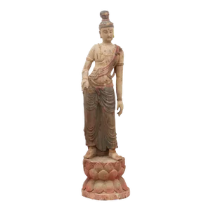 Rare Standing Antique Quan Yin Statue