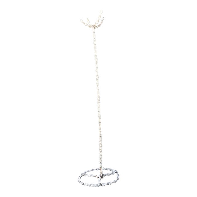 Vintage Chain Link Coat Rack For Sale