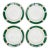 Set of 4 Majesty Fine China "Malachite" Rim Soup Bowls – Hollywood Regency / Neoclassical For Sale