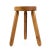 Mid-Century Modern Mid-Century French Modern Wooden Tripod Stool in the style of Charlotte Perriand, 1950s For Sale - Image 3 of 18