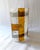 Metal Amber Striped Murano Glass Wall Sconce attributed to AV Mazzega, 1970s For Sale - Image 7 of 14