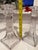 Pair of clear etched candlesticks with flowers, stems and leaves. These unique candles have the flowers etched on the...
