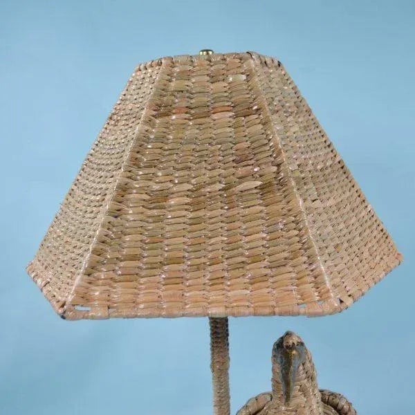 Boho Chic Crane Lamps Mario Lopez Torres - A Pair For Sale - Image 3 of 10