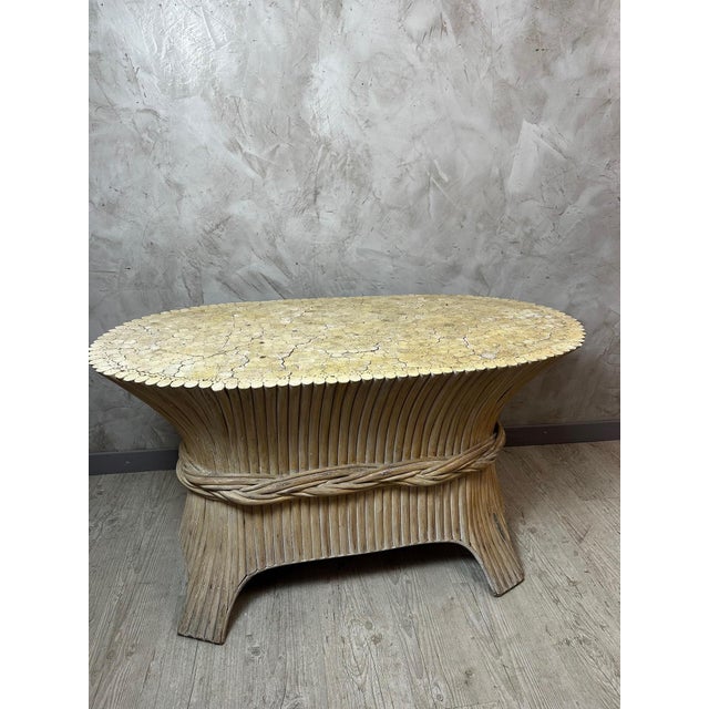 Console Table from McGuire, 1980s For Sale - Image 12 of 12