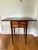 19th Century Sheraton Two Drawer Drop Leaf Side Table Mahogany/Tiger Maple Wood For Sale In New York - Image 6 of 10