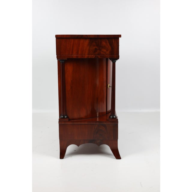 Biedermeier Trumeau Cabinet in Mahogany, 1820s For Sale - Image 13 of 14