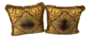 Vintage Atelier Versace Fabric Pillows - a Pair