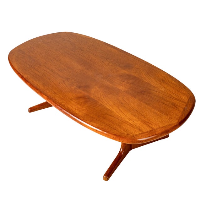 1980s Vintage Solid Teak Danish Modern Coffee Table Nordic Furniture of Ontario MCM For Sale - Image 5 of 14