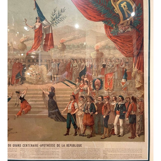 Set of Two Early 20th Century French Revolution Prints in Custom Frames For Sale - Image 9 of 12