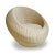 Contemporary Outdoor Faux Wicker Bubble Chair For Sale - Image 3 of 8