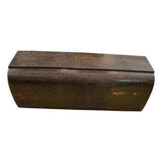 Andrianna Shamaris Super Smooth Petrified Wood Log Bench For Sale