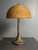 Mid-Century Pencil Reed Rattan Bamboo and Brass Table Lamp, 1970s For Sale - Image 17 of 17
