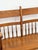 Vintage Maple Spindle Two-Seat Bench Double Crest Turned Legs Farmhouse For Sale - Image 16 of 18