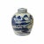 2020s Chinese Oriental Small Blue White Scenery Porcelain Ginger Jar For Sale - Image 5 of 5