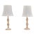 Pair of Hollywood Regency Style, Gilt Metal, Rock Crystal, Table Lamps, France, 1940s For Sale