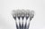 Silver Vintage Pastry Cake Forks Mid Century Modern Stainless Steel Noritake Line - Set of Five For Sale - Image 8 of 10