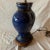 Early 19th Century Chinese Oval Blue Porcelain Vase Lamp For Sale - Image 4 of 10