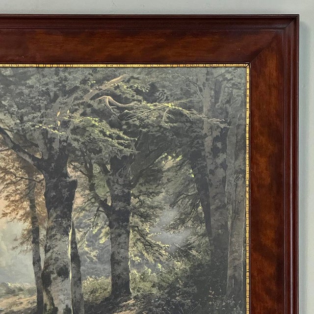 Charcoal 19th Century Framed Charcoal Landscape by Heinrich Böhmer (1852–1930) For Sale - Image 8 of 16