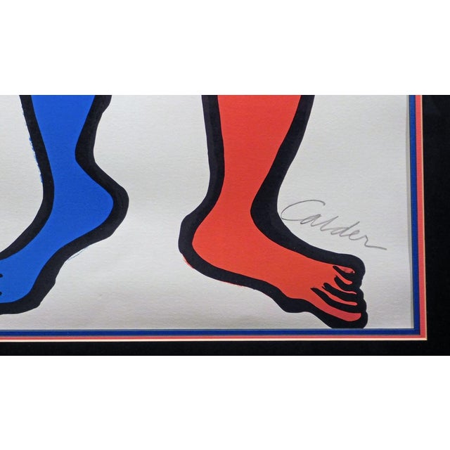 Alexander Calder"Puppet Man"1960. E. A. Fine Art Print Hand Signed Custom Framed For Sale In Denver - Image 6 of 6