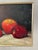 This Original Oil on Canvas Framed Still Life Apples Fruit Painting is a unique and handmade piece of art, signed by the...