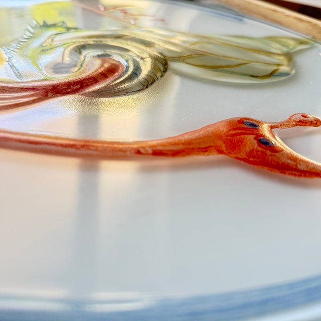 Glass Annual Glass Plate by Salvatore Dali for Rosenthal, 1979 For Sale - Image 7 of 9