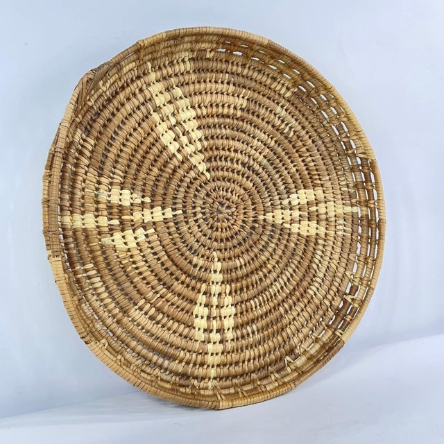 Early 20th Century Botswana Basket 17inch MATTER COLLECTION For Sale In Denver - Image 6 of 6