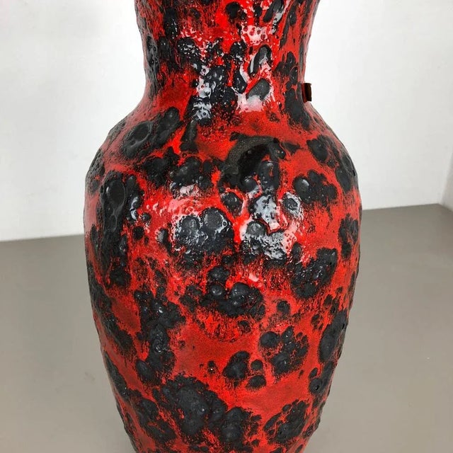 Large Pottery Fat Lava Multi-Color 239-41 Vase from Scheurich, 1970s For Sale - Image 10 of 14
