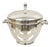 Vintage Knight Silversmiths Silver Plated Modern Lidded Bar Ice Bucket For Sale