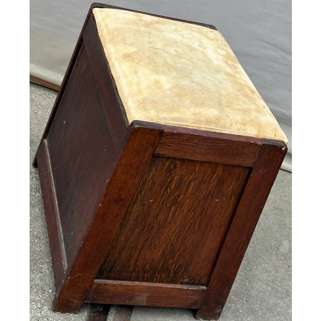 Antique Piano Stool with Storage, 1920s For Sale - Image 11 of 11