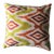 Contemporary Silk Ikat Bohemian Throw Pillow For Sale