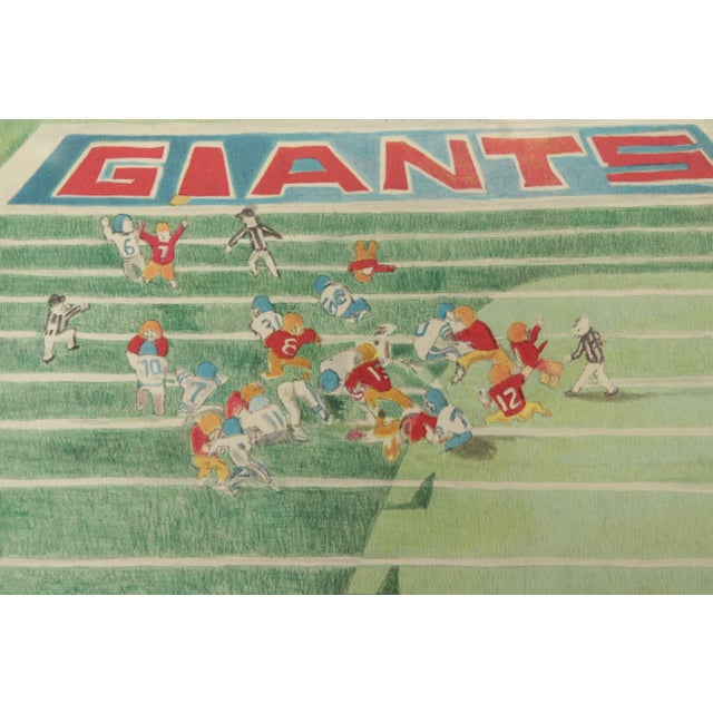 Robert Cenedella Signed Framed Lithograph, 'The Giants' For Sale - Image 10 of 12