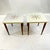 Wood Mid-Century Modern Atomic Starburst Laminate Side Tables - A Pair For Sale - Image 7 of 11