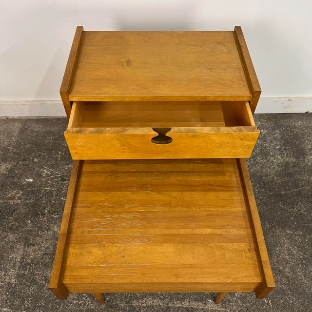 Mid-Century Modern Edmund Spence End Table Nightstand Swedish Modern For Sale - Image 3 of 12