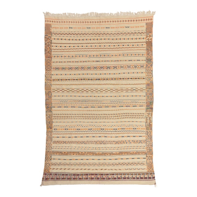 Taznakht Moroccan Kilim Rug, 07'04 X 11'06 For Sale
