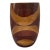 Mid Century Modern Hand Crafted Multi-Wood Vase For Sale