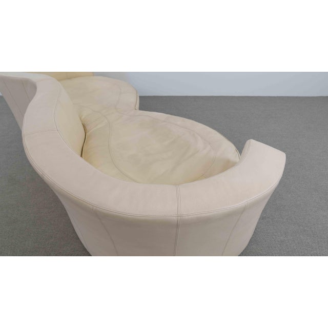 Eves Island Cream Four-Seater Sofa in Leather from Bretz, 2000s For Sale - Image 12 of 18
