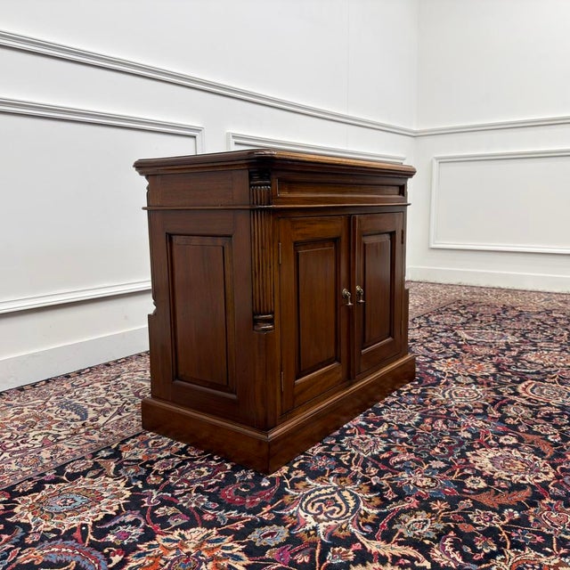 Classic Office Cabinet Sideboard in Mahogany For Sale - Image 4 of 10