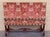 Early 20th Century Spanish Damask Velvet Bench with Back and Walnut Carved Legs For Sale - Image 4 of 18
