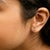 Haus of Brilliance 10K Yellow Gold 1/10 Cttw Diamond 'Z' Initial Stud Earring For Sale - Image 4 of 5