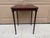 Berkey & Gay Mid-20th Century Regency-Style Mahogany Faux Bamboo Drinks Table For Sale - Image 4 of 12