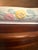 Ceramic 1940s Hull Pottery Open Rose / Camellia Console Bowl W/ Dove Handles "116-12" Art Deco - Rare For Sale - Image 7 of 15