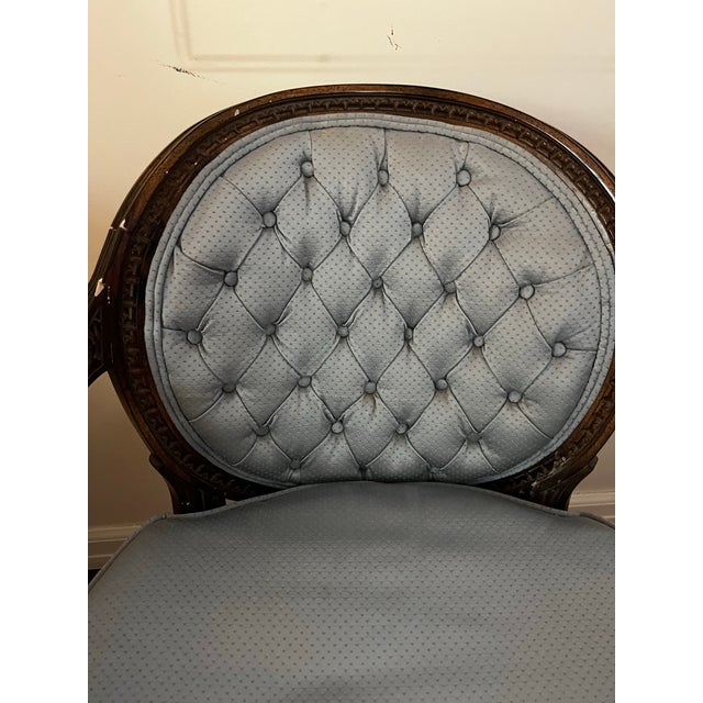 Antique Victorian Parlor Chair For Sale - Image 4 of 4